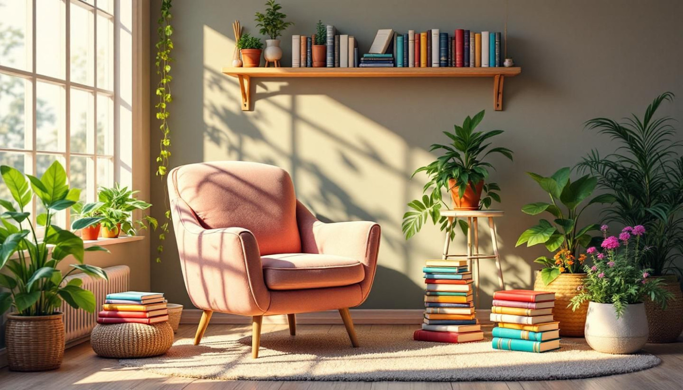 Créer un coin lecture cosy : astuces déco et sélection de livres
